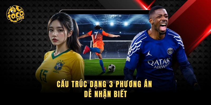 Cấu trúc dạng 3 phương án dễ nhận biết